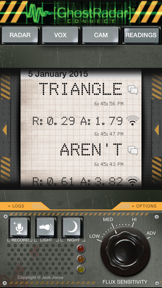Ghost Radar®: CONNECT screenshot
