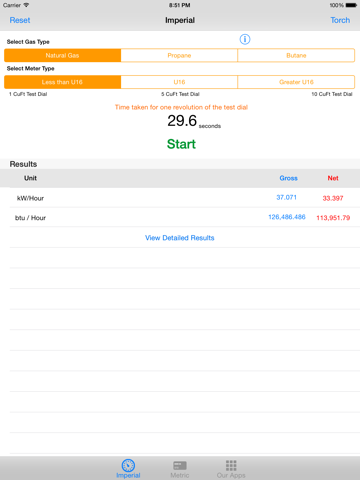 Screenshot #4 pour Gas Rate Calculator