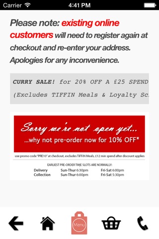 TiFFiN Dartford - Indian Takeaway UK screenshot 3