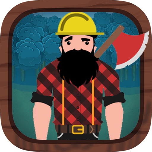 A Axe Lumber Engineer man - Cut the wood for building house Icon
