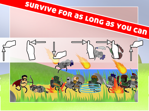 Screenshot #6 pour Swipe Heroes - occasionnels défi jeux de combat à l'épée populaire