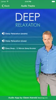 deep relaxation hypnosis audioapp-glenn harrold iphone screenshot 2
