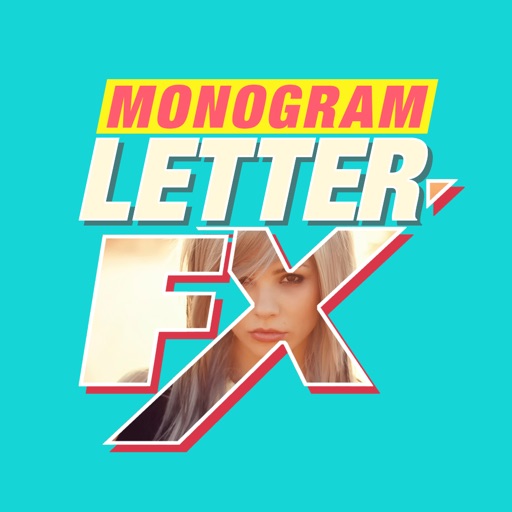 Monogram & Background Letter Fx - Add Characters & Shape Masking and Create Awesome Photo icon