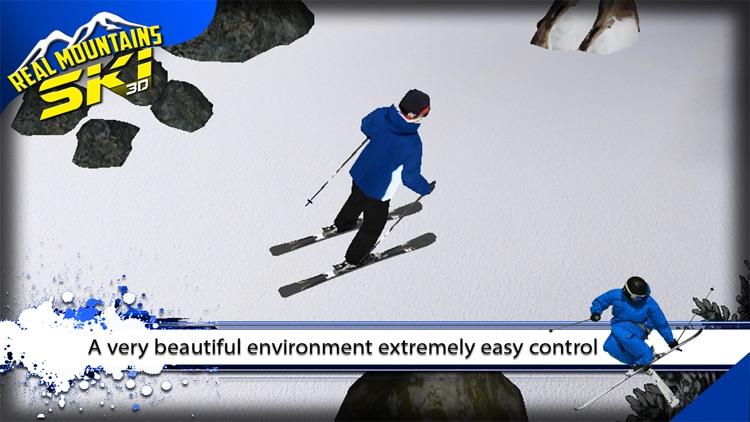 Real Mountain Ski Game