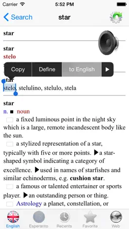 Game screenshot English Esperanto best dictionary - Anglo Esperanto bona vortaro hack