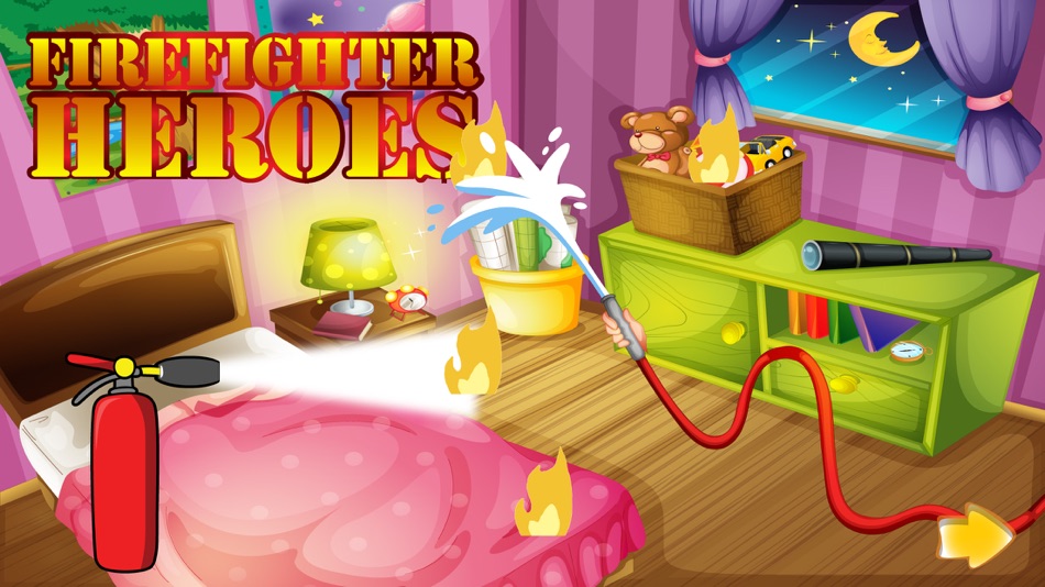 #4. Firefighter Heroes - Action simulator game & fire rescue adventure (iOS) 由: Kids Fun Plus