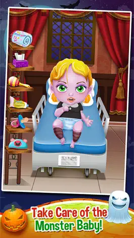Game screenshot Mommy's Monster Pet Newborn Baby Doctor Salon - my new born spa care games! apk