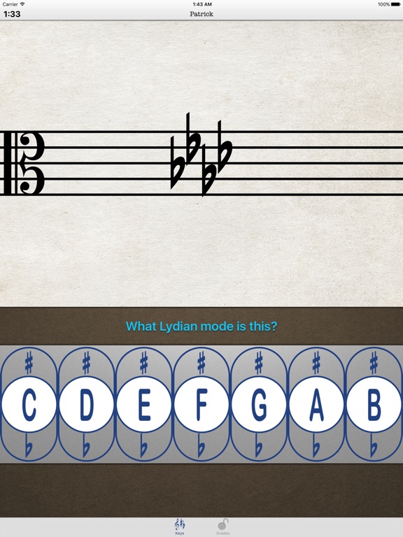Screenshot #3 for Music Theory Keys
