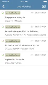 live cricket scores & news iphone screenshot 1