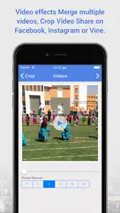 Video Editor for Vine, Instagram - edit or upload custom vines from camera roll screenshot #1 for iPhone