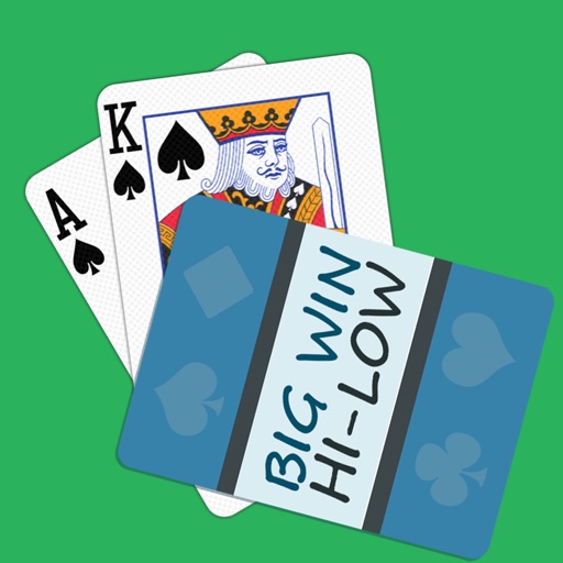 Big Win HiLo Card Blitz - good Vegas gambling card game icon