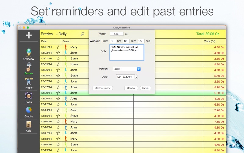 Daily Water Pro - Premier Water Tracker thumbnail 2