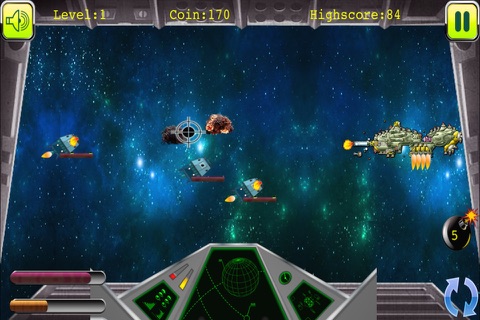Alien Spaceship Attack - Zero Gravity Wars Laser Cannon Space Battlefront Game screenshot 3