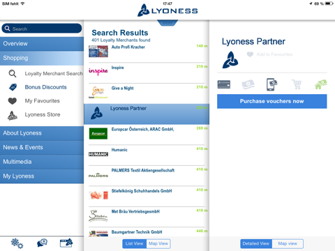 Screenshot #4 pour Lyoness Mobile