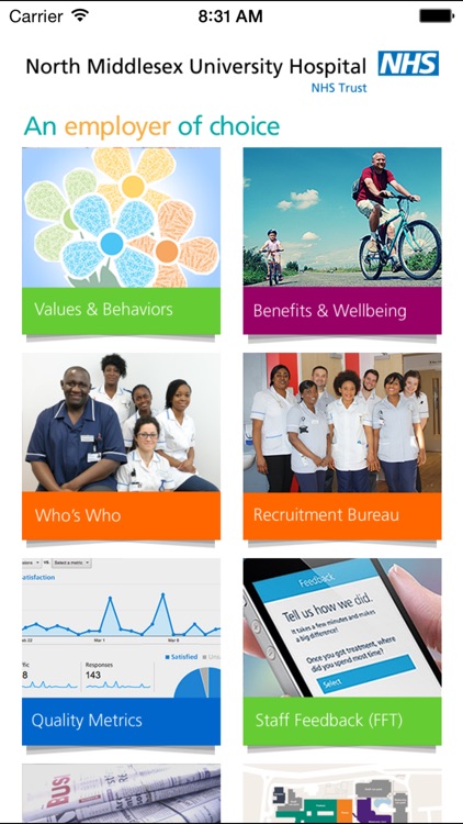Staff North Mid – hospital App for staff