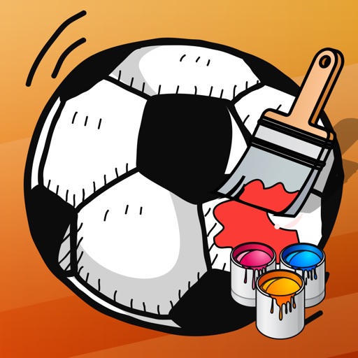 Coloring Book of Soccer for Children: Learn to color the world of football iOS App