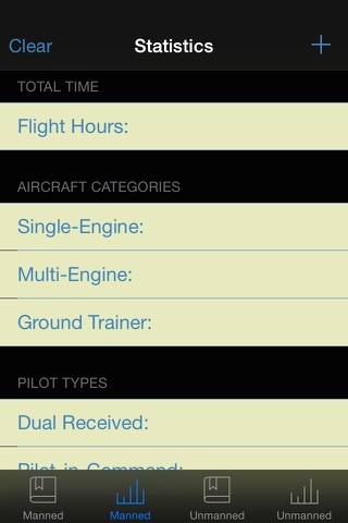 Manned-Unmanned Logbook screenshot 2