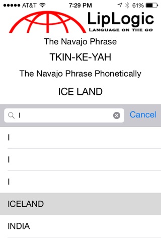 LipLogic Navajo Code Talkers Words and Phrases screenshot 2