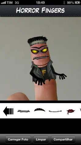 Game screenshot Ужас Fingers - Создание ужаса лица на пальцы apk