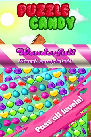 Puzzle Candy World-The best free match 3 puzzle game for kids and girls screenshot 3
