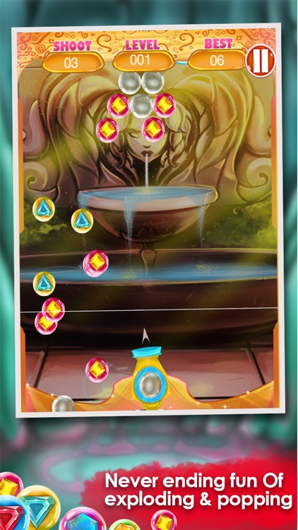 Diamond Jewels Bubble Shooter