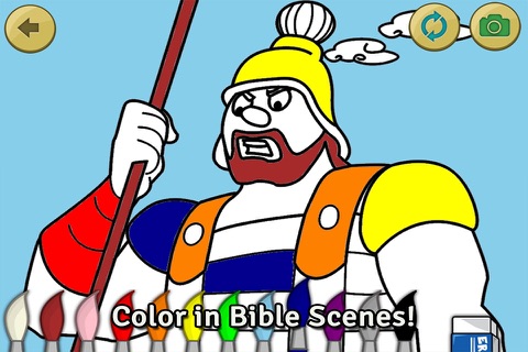 Bible Heroes: David and Goliath - Bible Story, Puzzles, Coloring, and Games for Kids screenshot 4