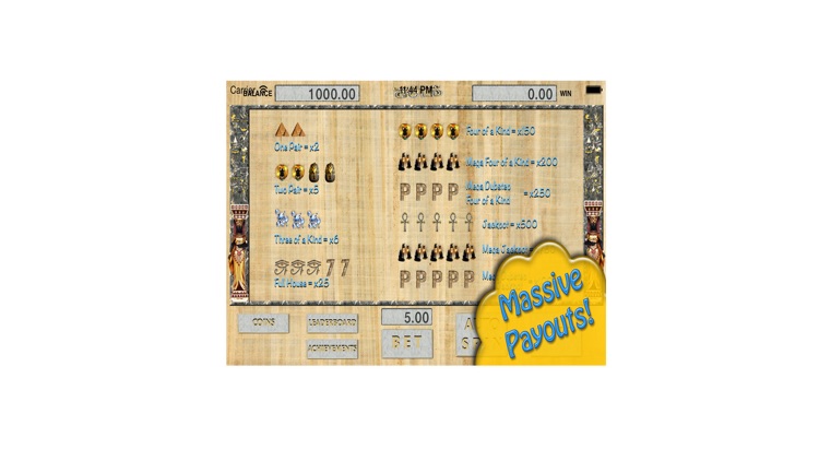 Las Vegas Cleopatra's Pyramid Casino: Double Diamond Deluxe Riches Pro