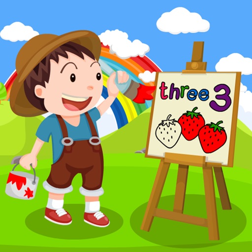 Coloring Number for Kids iOS App