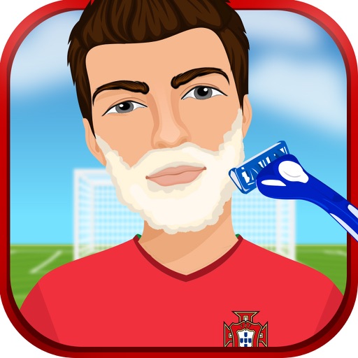 A Soccer Stars Celebrity Shave (Shaving) - Makeover Beard Salon Me Game For Kids Free icon