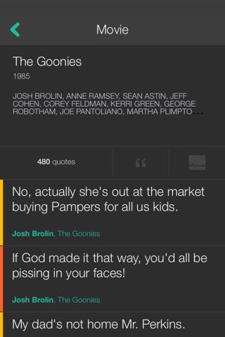 MovieQuoter screenshot 2