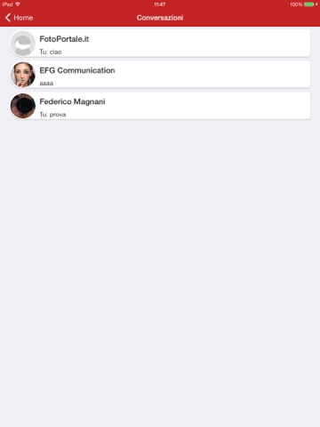 Screenshot #5 pour Fotoportale Messenger