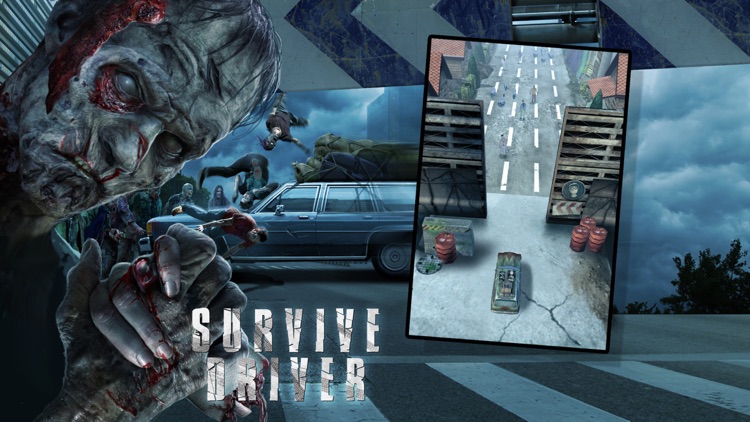 A Survive Driver Free: Best 3D Driver Game in Post Apocalyptic Setting with Zombies and Car Upgrades screenshot-3