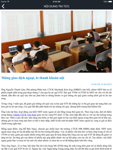 Screenshot #4 pour Viet Stocks