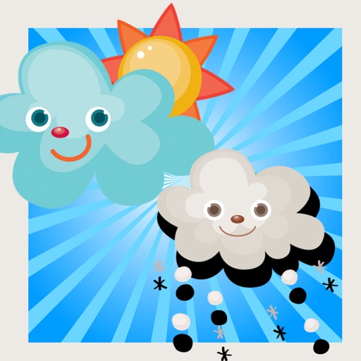 Animated Baby & Kid-s Game To Learn About the Weather in an App First steps for child-ren Icon