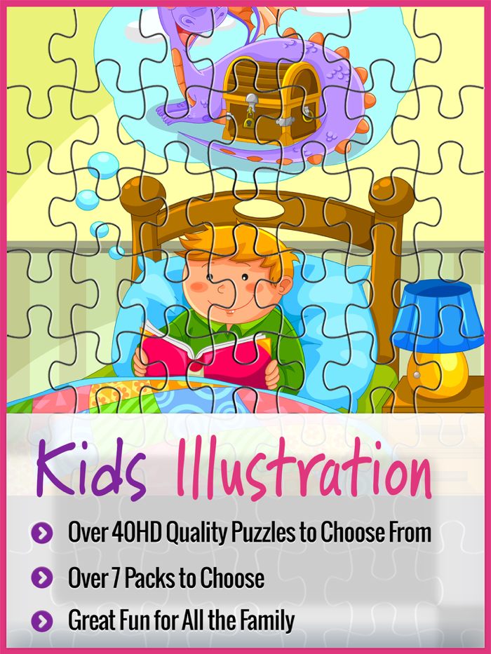 Jig-Saw Puzzle Games for Kids Toddlers and Family - Free Daily Puzzle