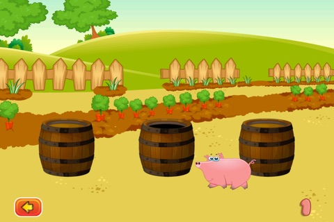 Happy Fat Pig Farm - Barrel Guessing Game- Free screenshot 2