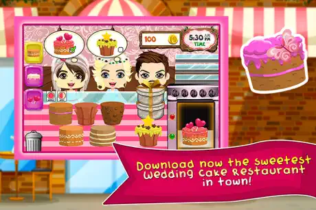 Wedding Cake Salon Dash - my sweet food maker & bakery cooking k