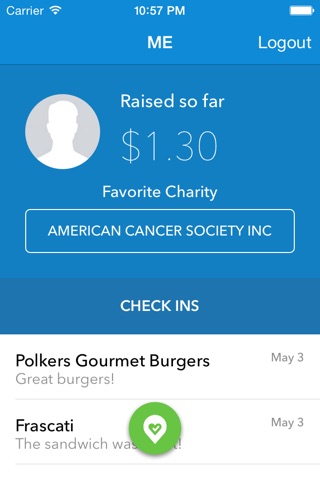 CharityCheckin screenshot 4