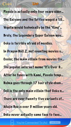 Did You Know Dragon Ball Edition screenshot 2