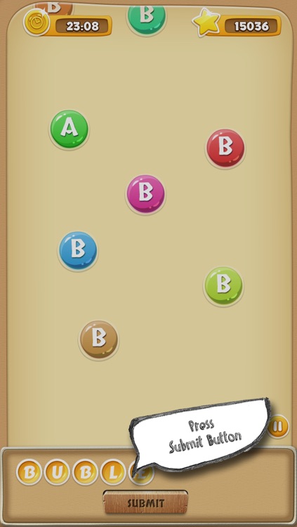 Letter Bubble Game