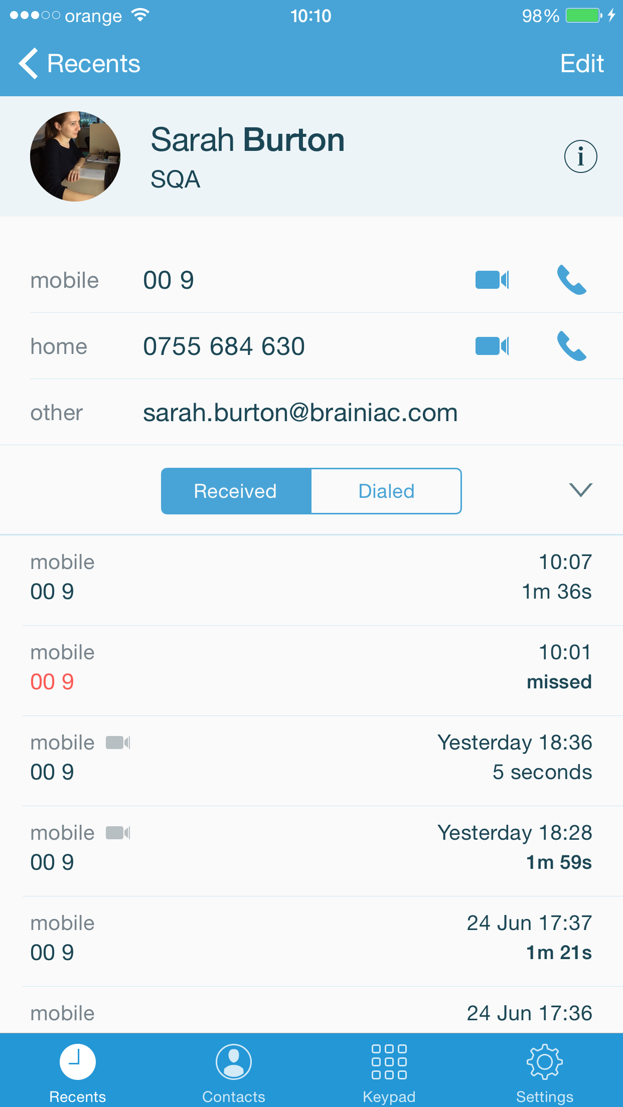 VoipNow Mobile