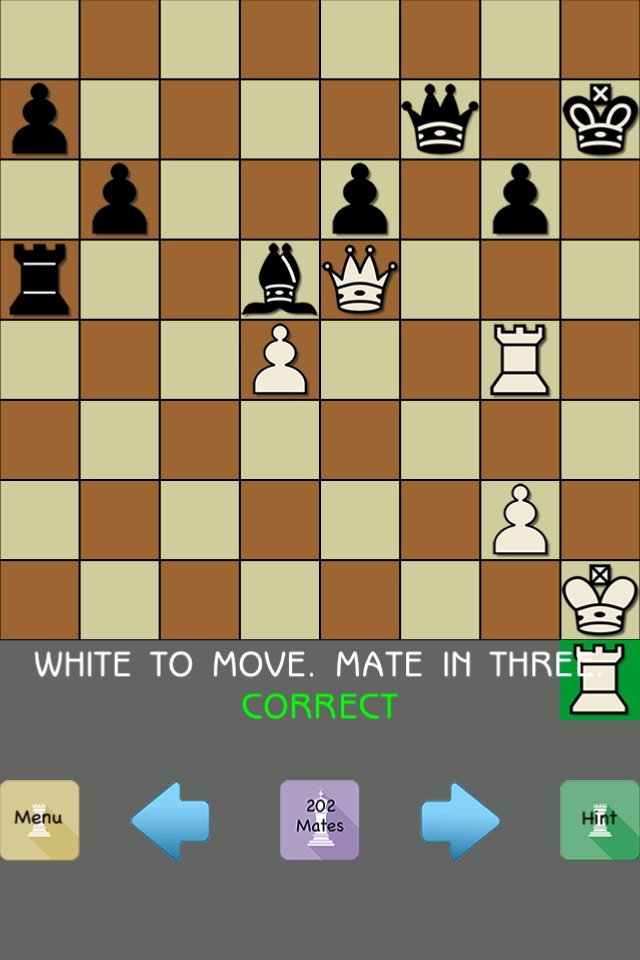 101 Chess Checkmate Puzzles - 15 Chess Puzzles FREE screenshot 3