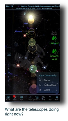 KeckWatch screenshot 2
