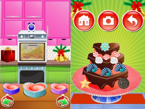 Screenshot #5 pour Salon de fabricant de gâteau de Noël jeu de cuisine