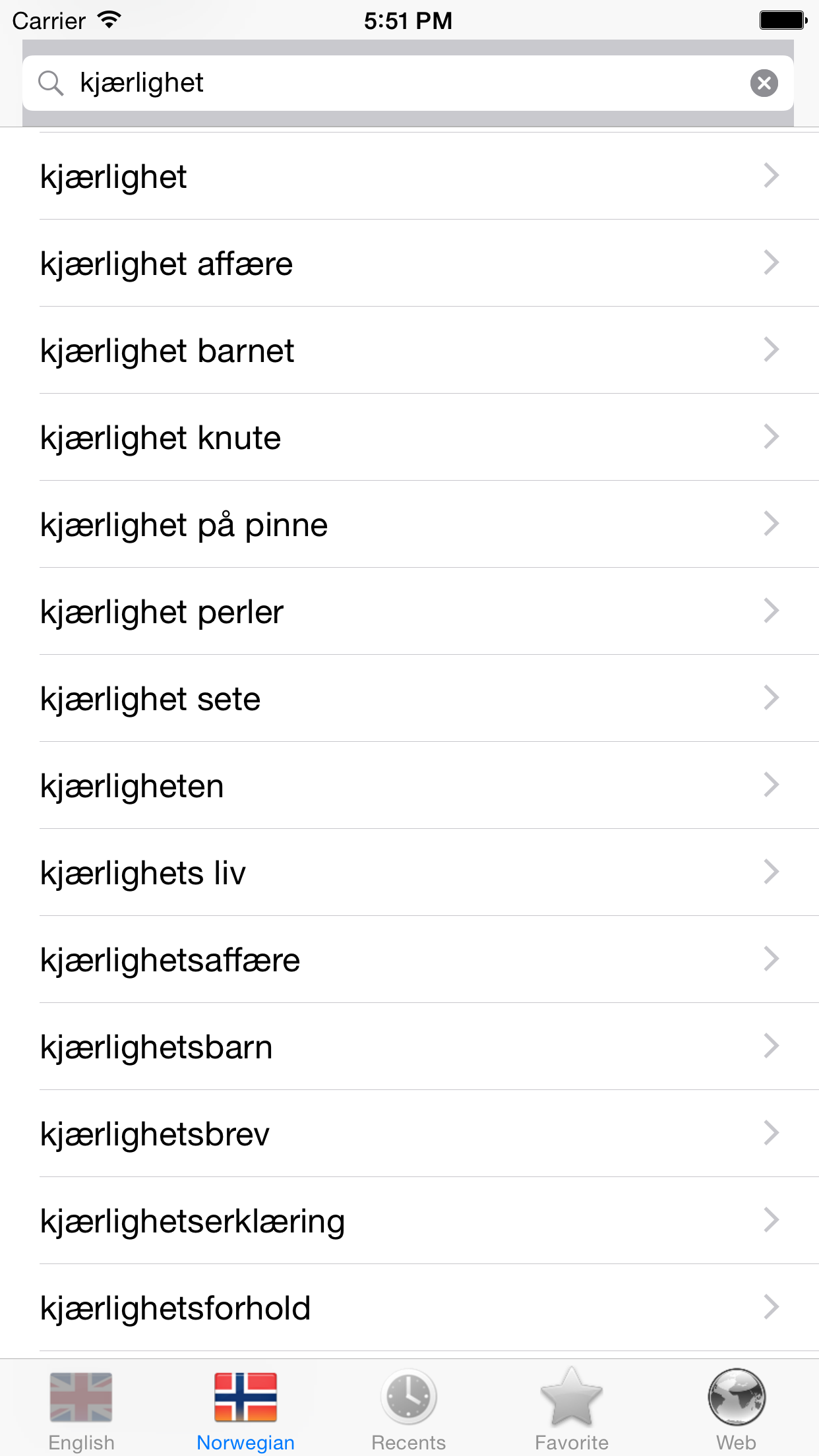 Norwegian English best dictionary