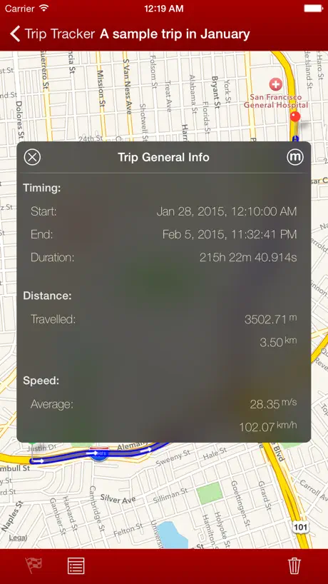 GPS Trip Tracker