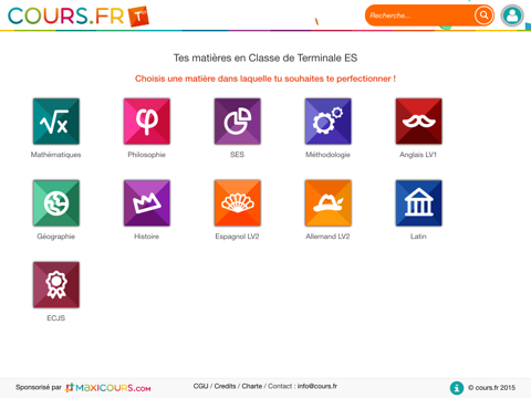 Screenshot #4 pour Cours.fr TES