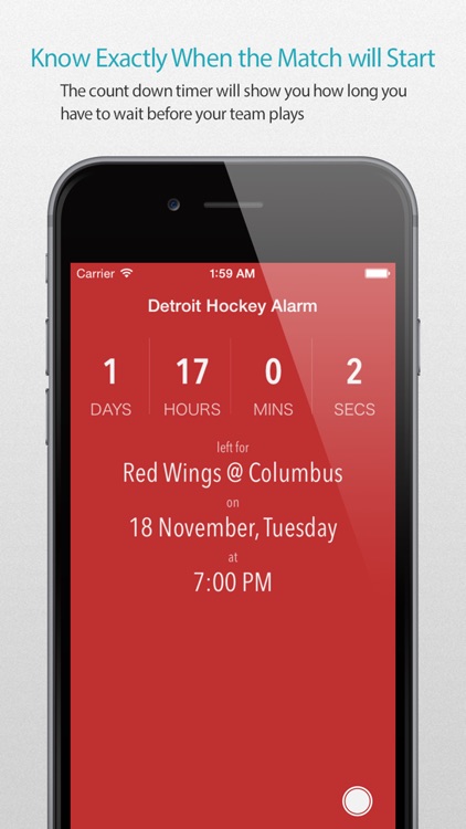 Detroit Hockey Alarm Pro