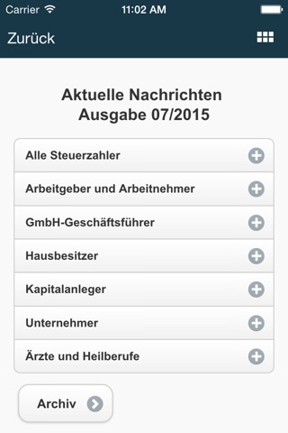 Meine Steuern und Finanzen APP screenshot 2