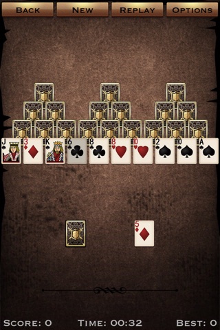 TriPeaks Solitaire for iPhone screenshot 2